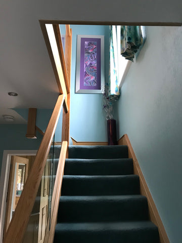 perfect painting for top of stairs bespoke art