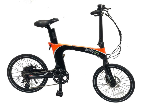 Green USA Carbon Light - Lightweight Folding Bike - NO L – Electric Bike Zone