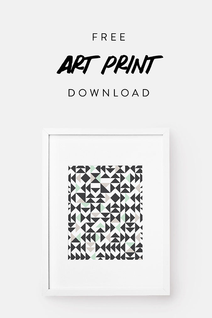 Triangle Art Print