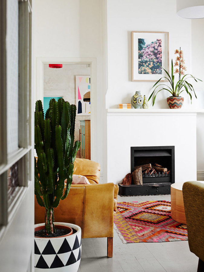 Simple Fireplace Styling