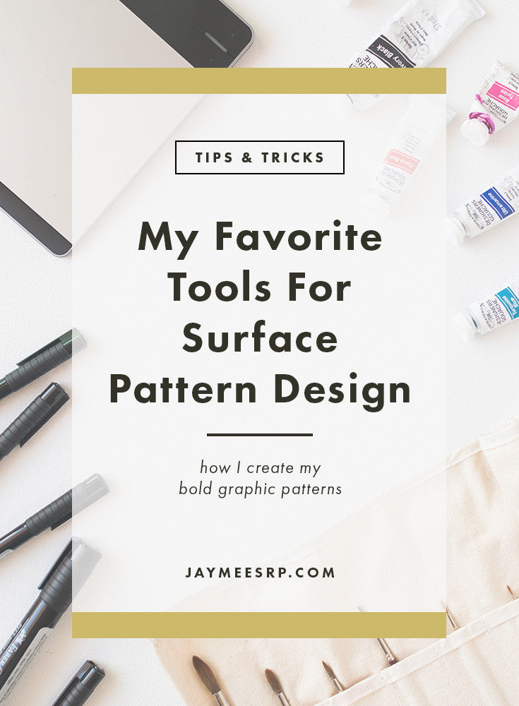 My Favorite Tools For Surface Pattern Design