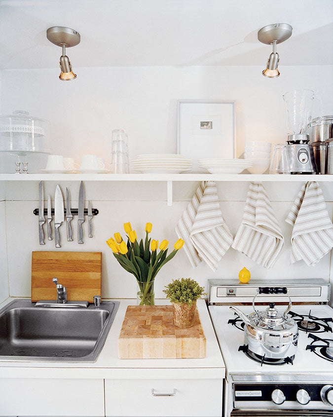 Small Rental Kitchen Organization