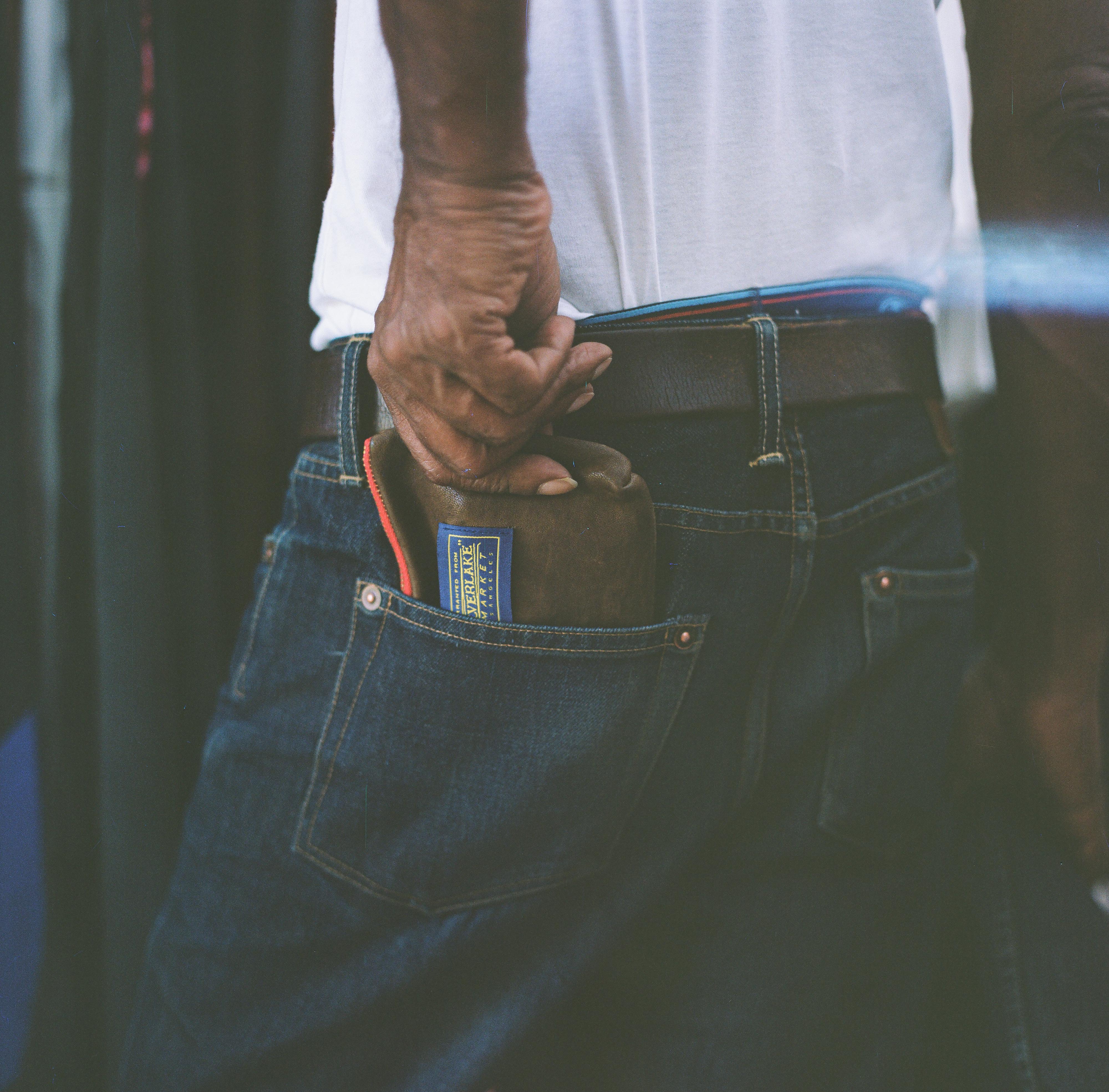 Silverlake Market leather pouch