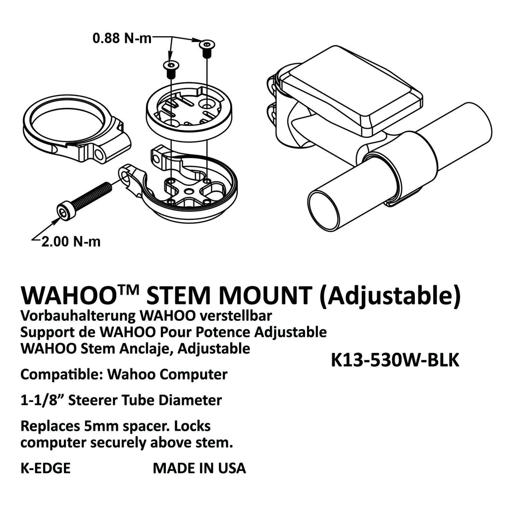 wahoo stem mount