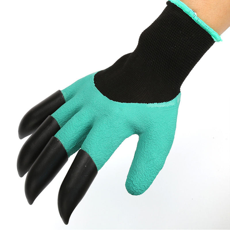 1 Pair Garden Gloves with Claws Unisex  Claws Gardening Work DIY For Planting US 