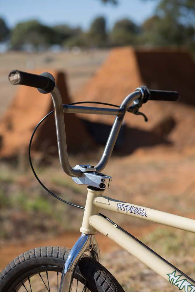 Chris Harti bmx bike check fit handlebars