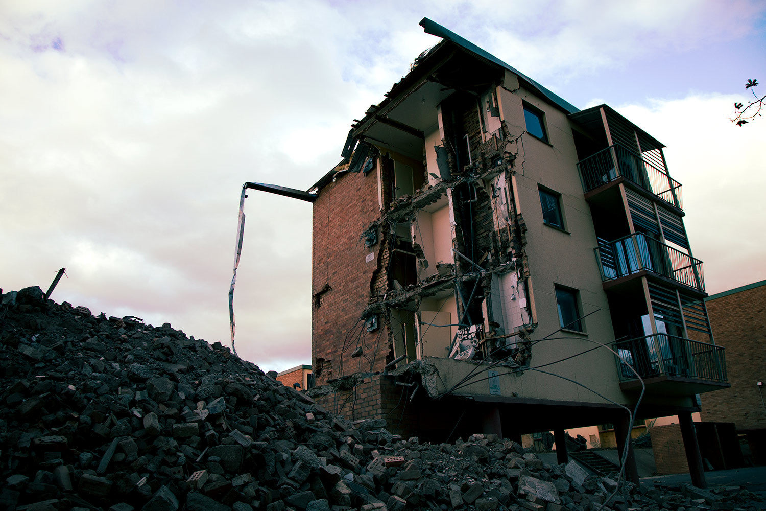 bega flats building demo