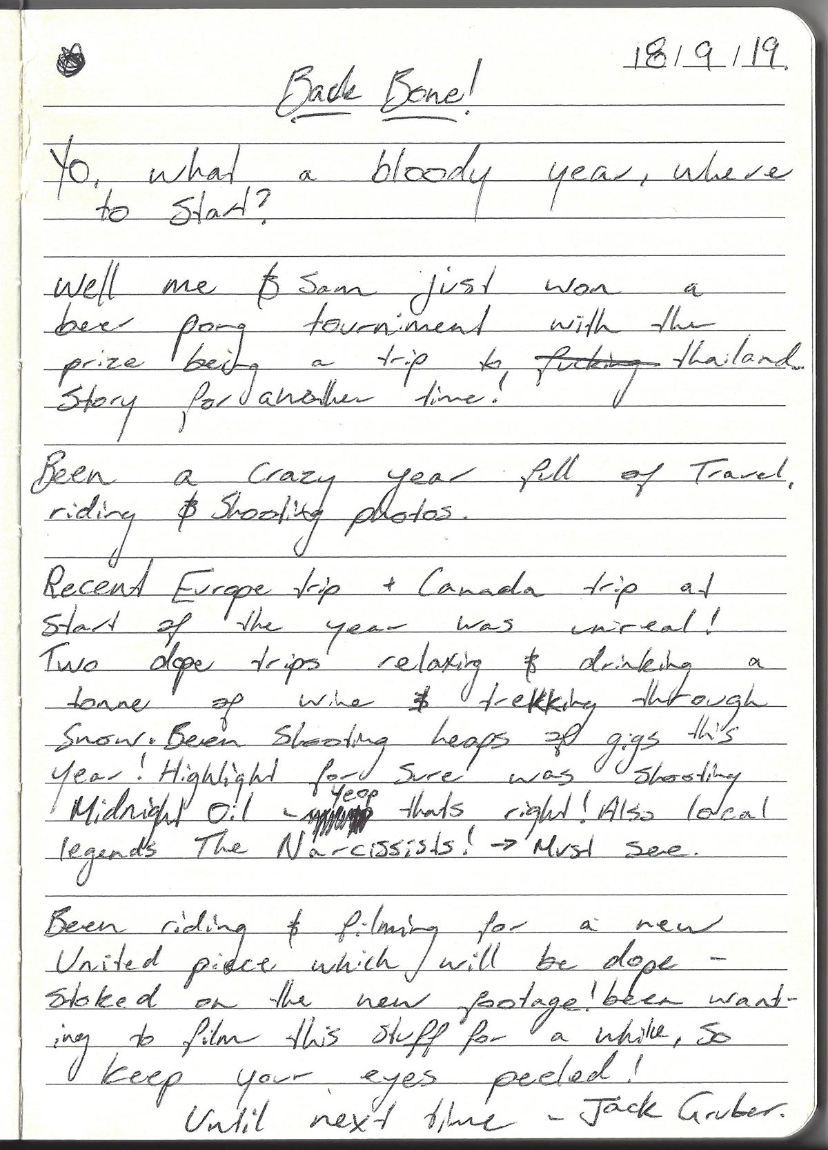 Jack Gruber journal scan