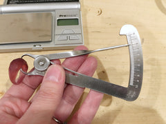 Measuring the thickness of the walls