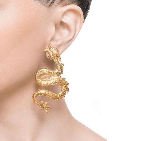 dragon earrings