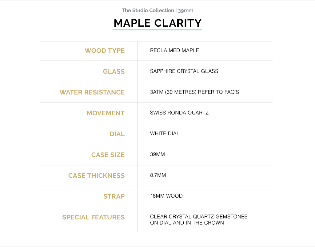 Revival by Martin and co Maple Clarity