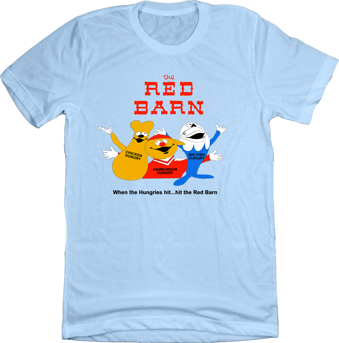Red Barn Defunct Dayton, Restaurant Apparel Old School Shirts –