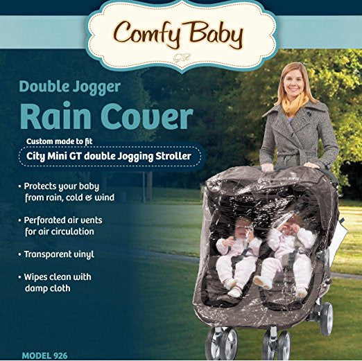 baby jogger double rain cover