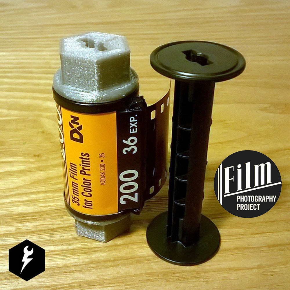 35mm to 120 Film Adapter Canister Converter 135 film to 120 Medium Format Camera 