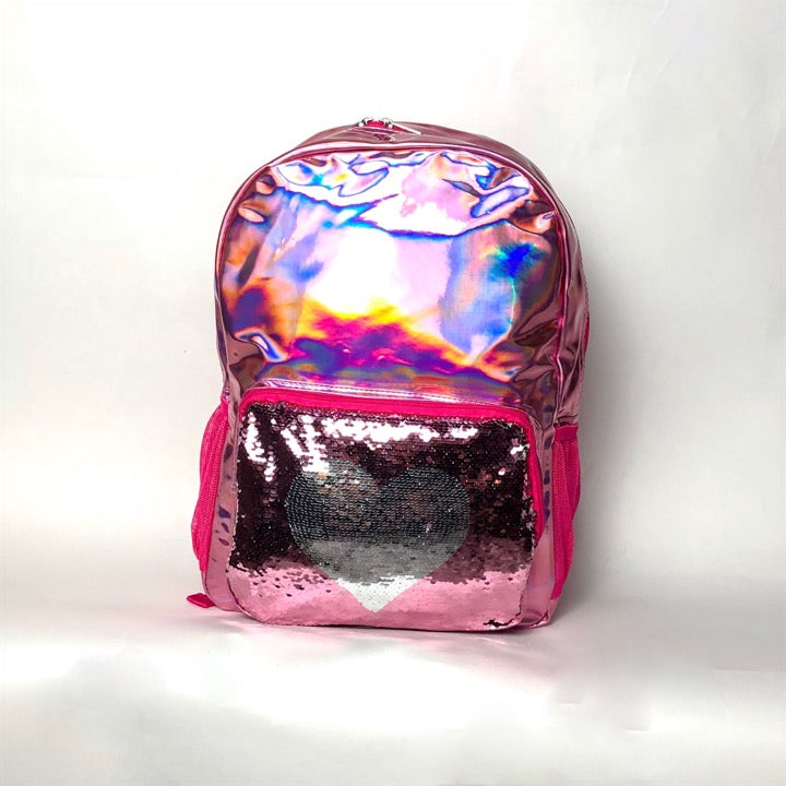 Sequined Switch Flip Backpack