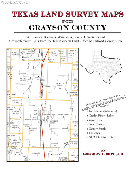 Texas Land Survey Maps For Grayson County Arphax Publishing Co 4175