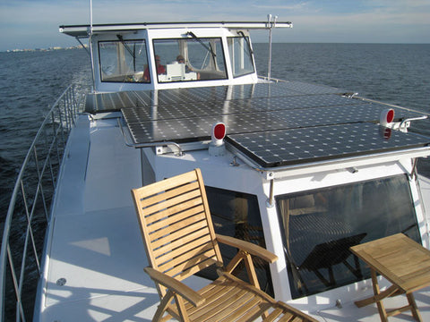 Boat solar systems changer and battery 