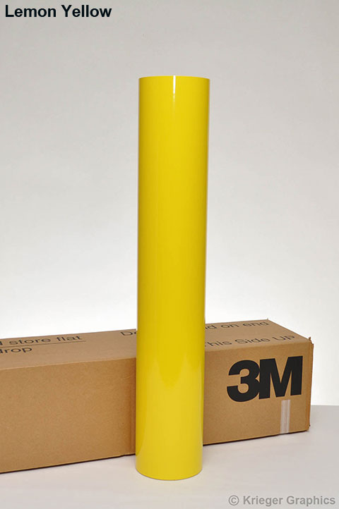 3M Scotchcal 50 Lemon Yellow Vinyl