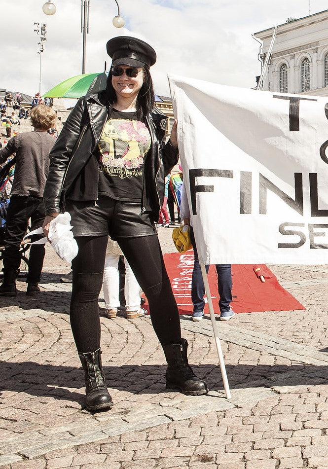 Marjukka Vuorisalo at Helsinki Pride, 2015