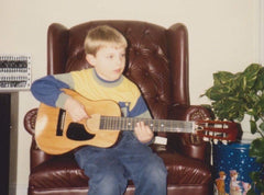 Owner Phil with first guitar