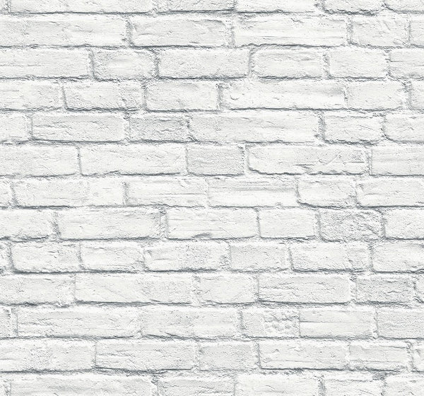 Rendered Grey White Brick Wallpaper 3d