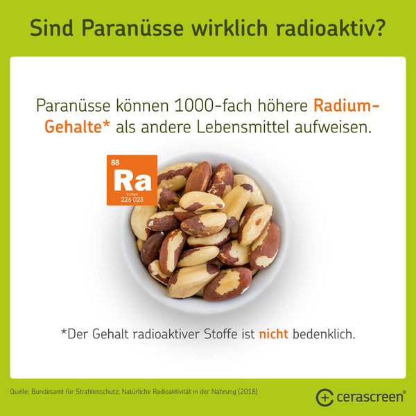 Sind Paranüsse radioaktiv?