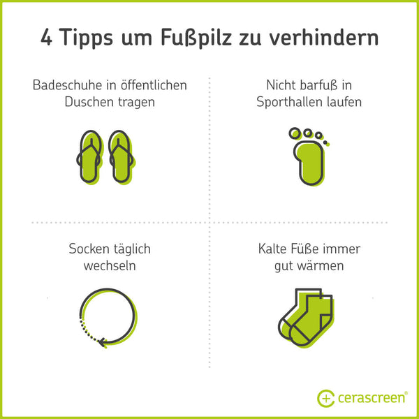 Tipps. um Fusspilz vorzubeugen