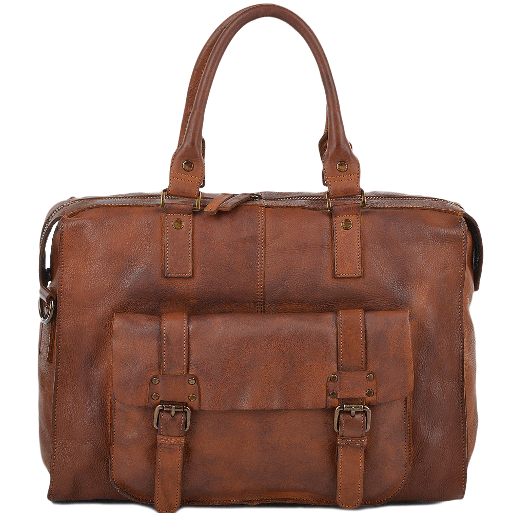 vintage leather holdall