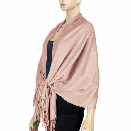 blush color shawl