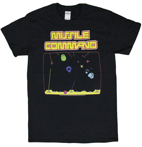 Men's Atari Missile Command Vintage Style Video Game T-Shirt
