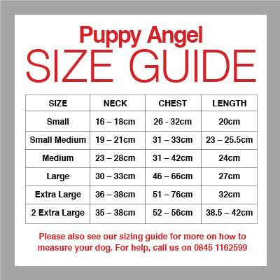 Puppy Angel Size Chart