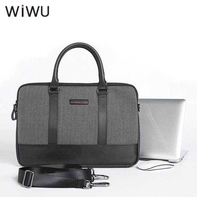 Wiwu London Slim Business Handbag With Shoulder Belt – Custom Mac BD