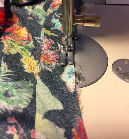 sewing bias binding