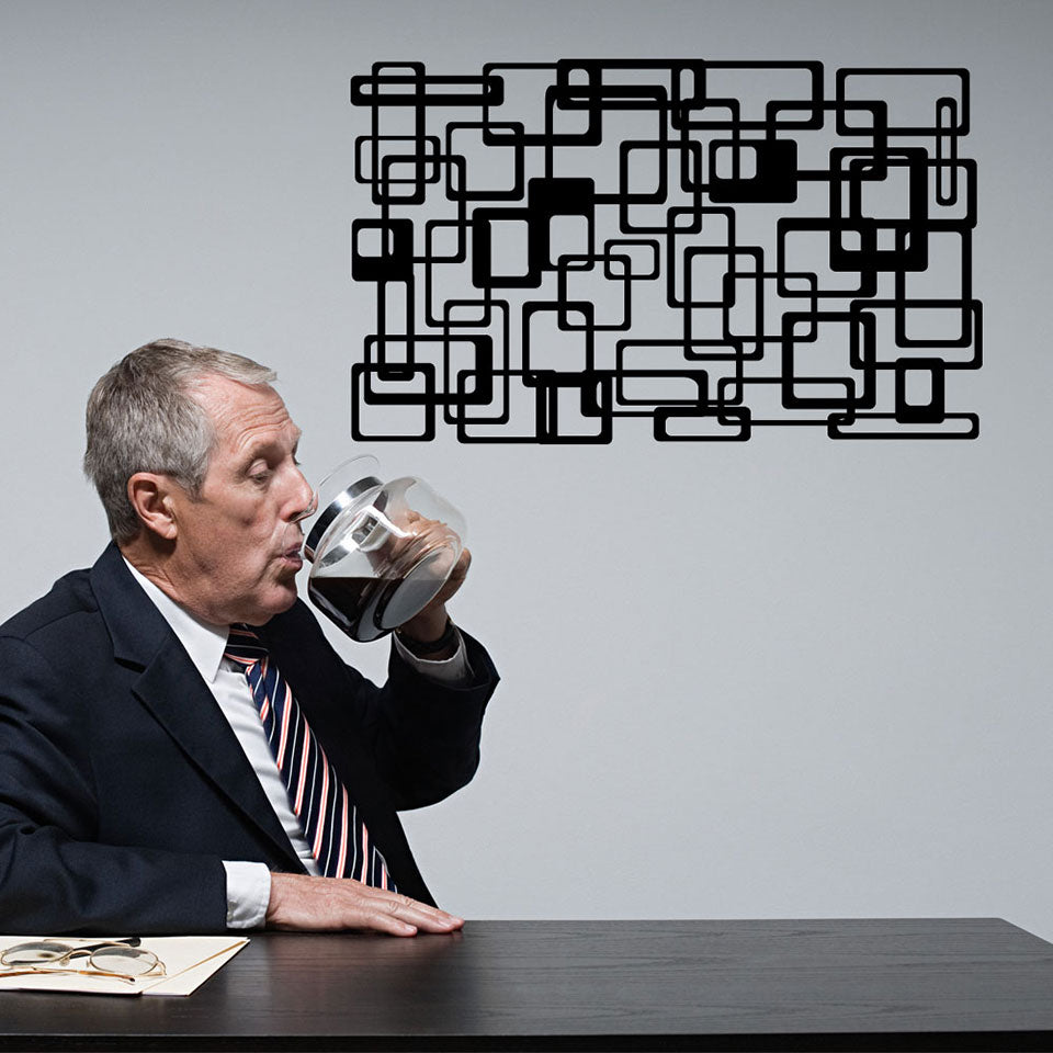 Rectangle Chaos-Wall Decal