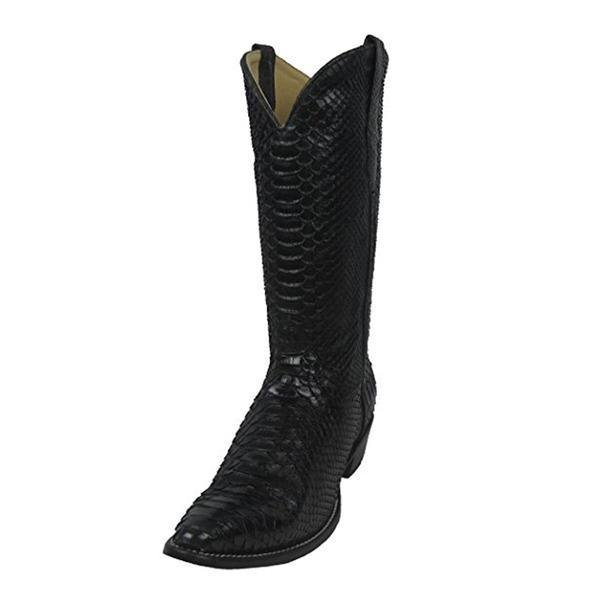 black python boots