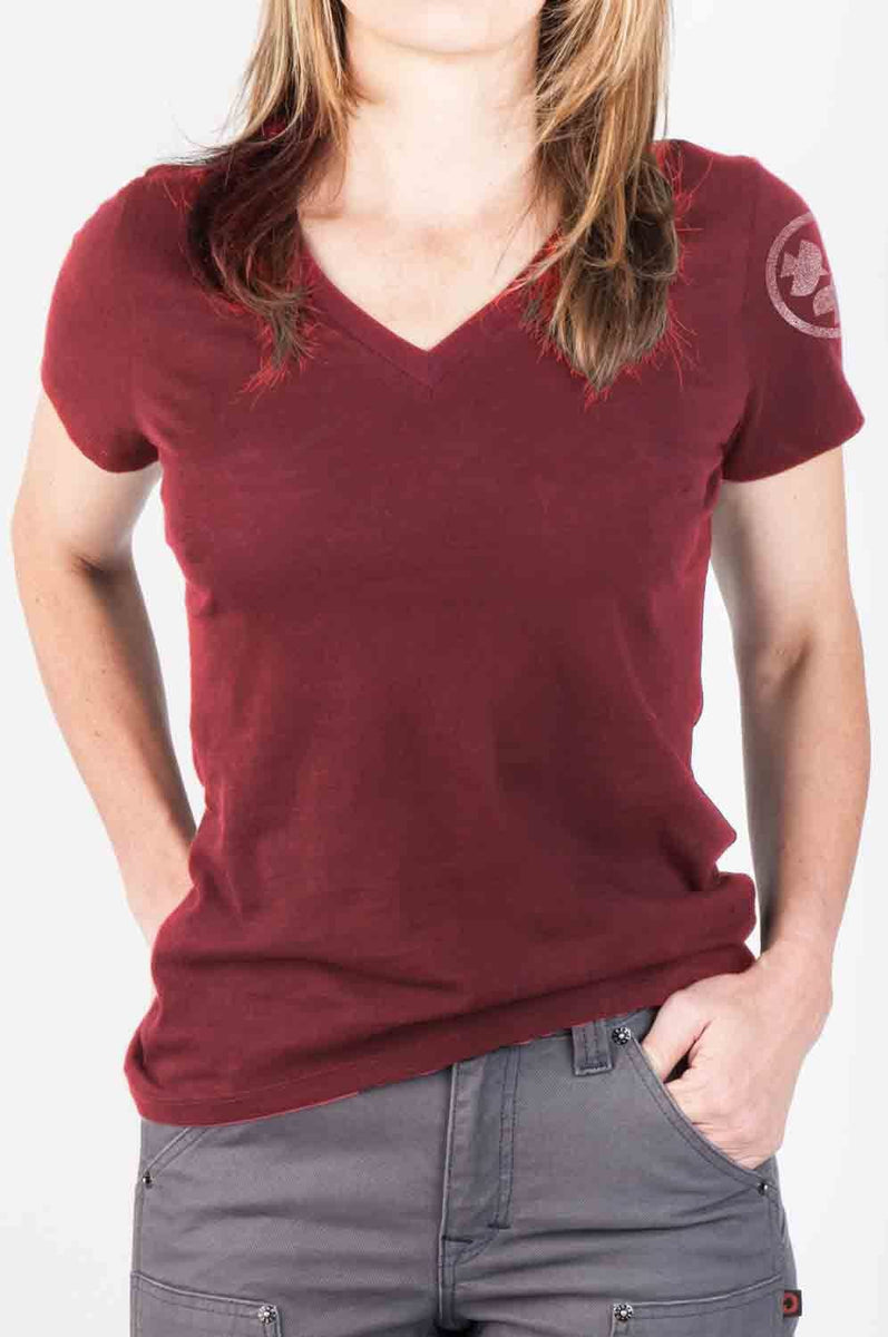 Womens V-Neck Tee Shirts | Dovetail Workwear