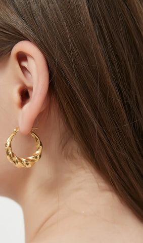 Skye Butterfly Hoops
