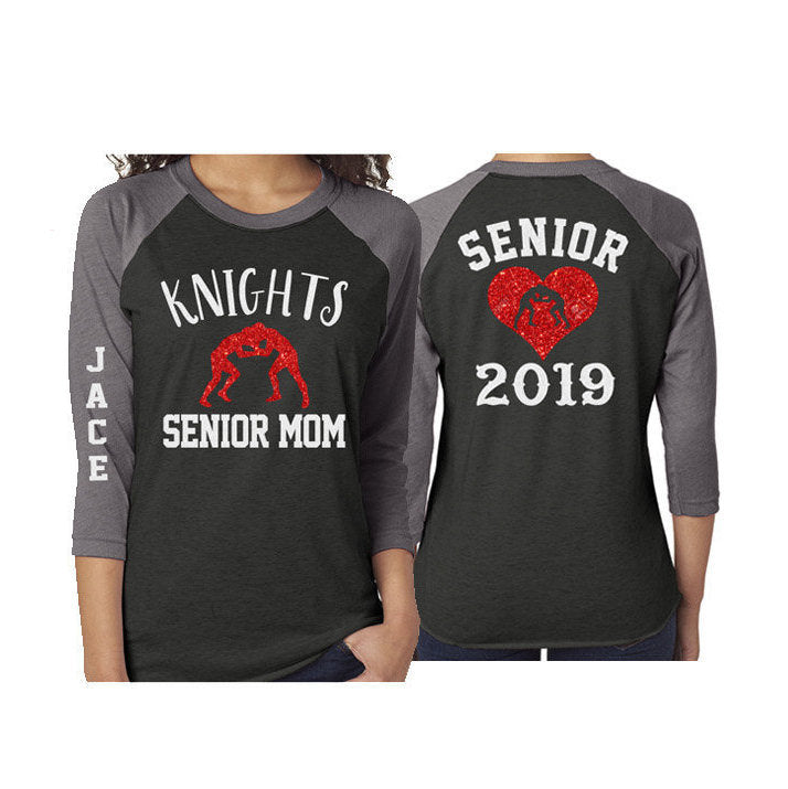 senior mom baseball shirts