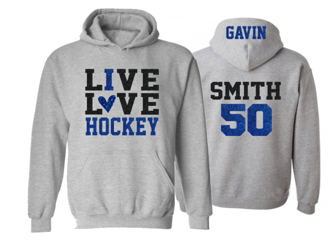 i love hockey hoodie