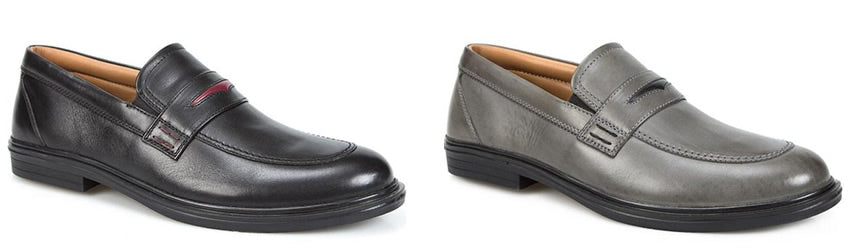 Pavers Leather Slip On Loafers