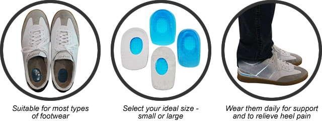 ComfortHeel Gel Heel Cushion Pads