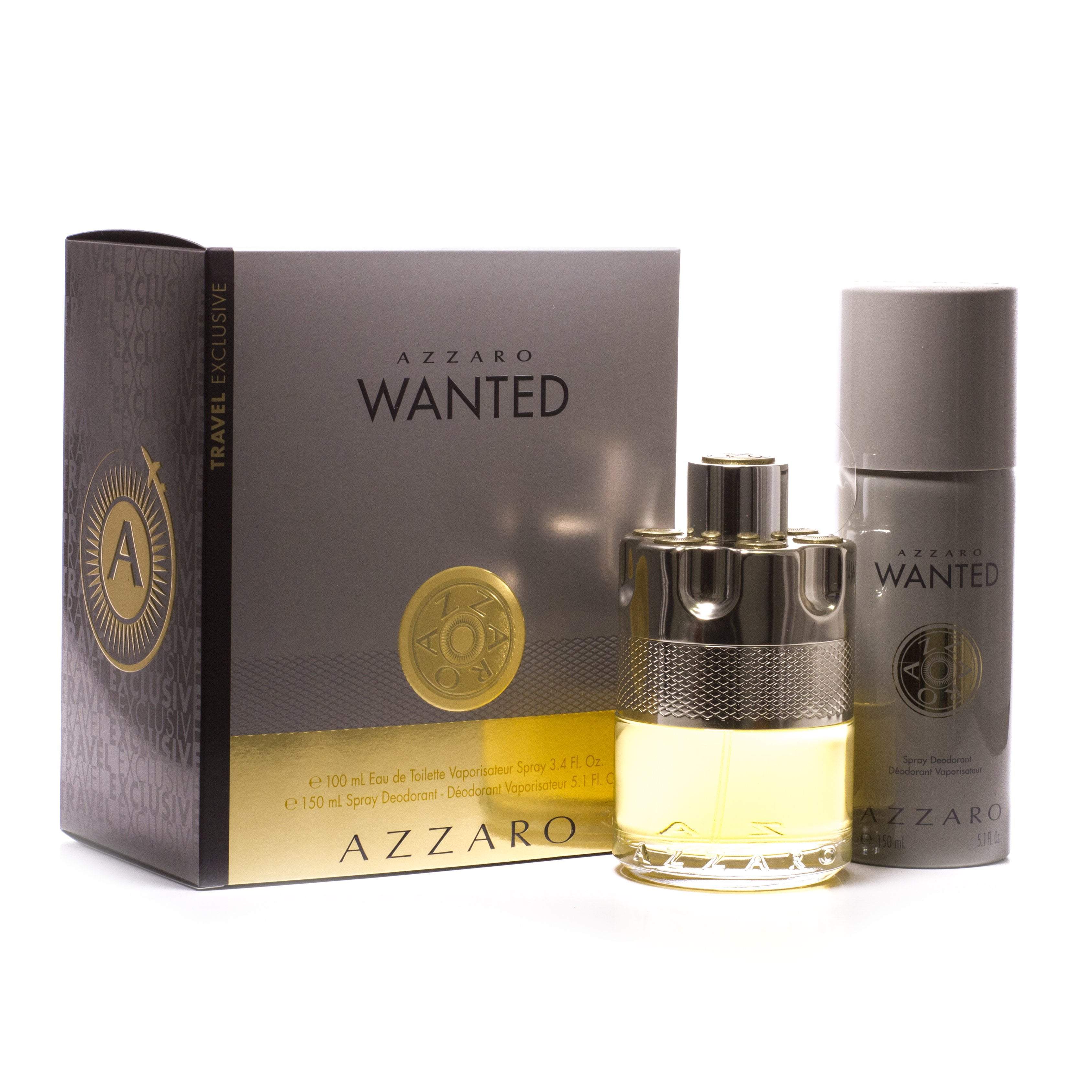 Manifold marmor Bror Wanted Gift Set for Men by Azzaro – Fragrance Market