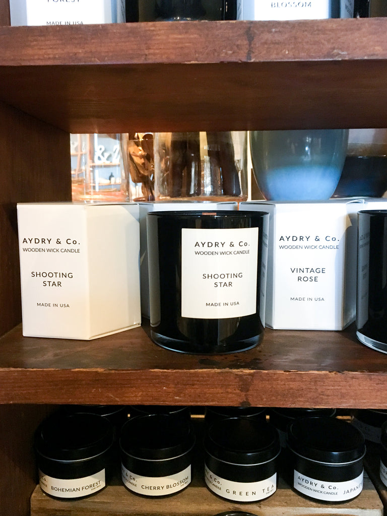 Candles by Adry & Company are a favorite at Porch Light.