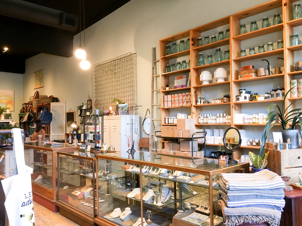 Porch Light is a locally owned boutique in Portland Oregon featuring vintage and new home goods.