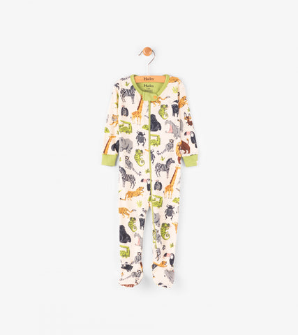 Hatley Mini Footed Coverall - Safari Adventure