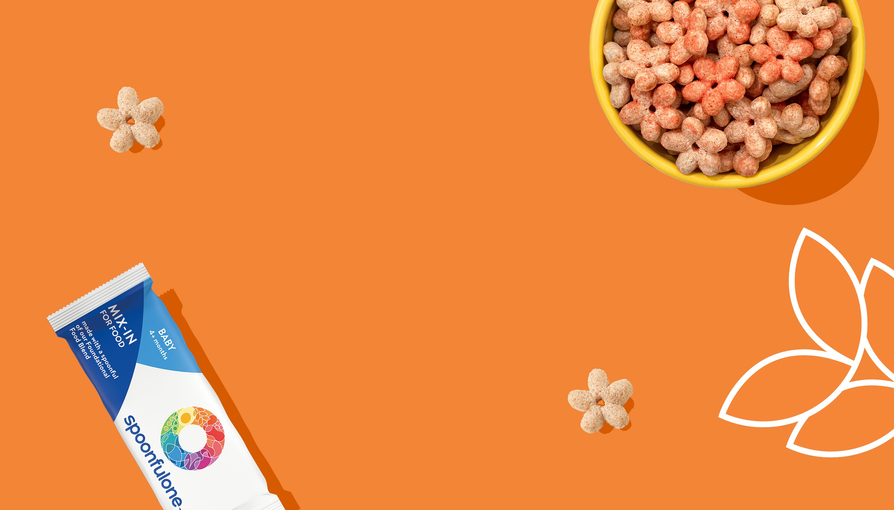 SpoonfulOne mix-in formula being poured into a bowl