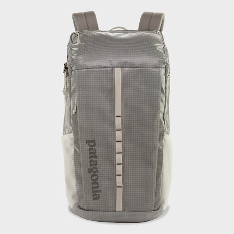 white patagonia backpack