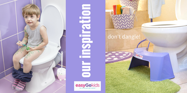 Lavender easygokids toilet stool