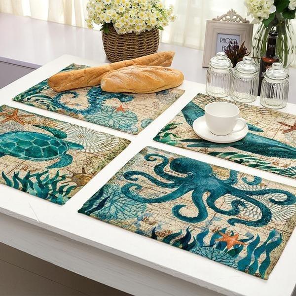 Sea Life Placemats My Turtle And I