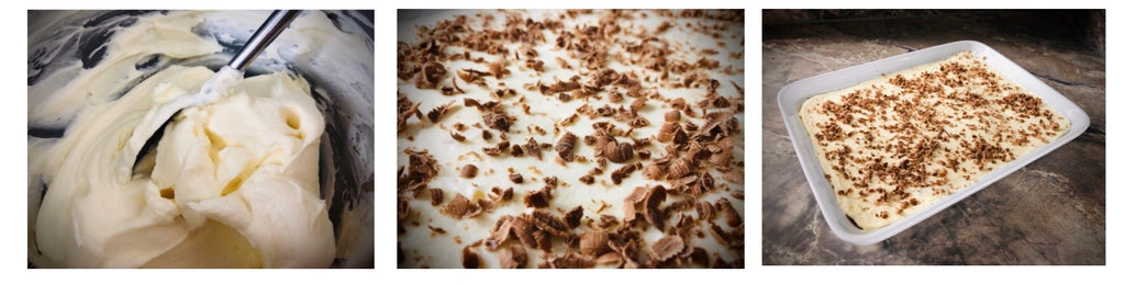 No-bake Vanilla & Chocolate Cheesecake Recipe Blog by Potters Cookshop